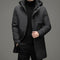 Cotton-Padded Casual Hooded Coat