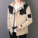 Men's Windproof Loose Hooded Jacket