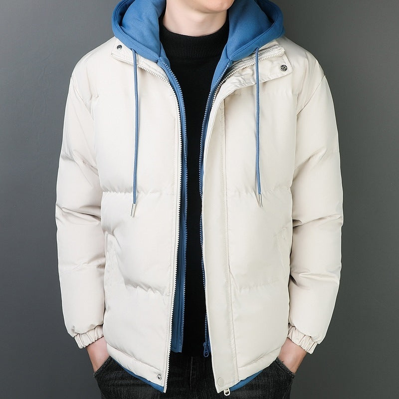 Windproof Warm Hooded Cotton Jacket