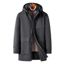 Cotton-Padded Casual Hooded Coat