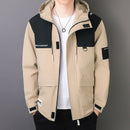 Men's Windproof Loose Hooded Jacket