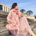 Mid-length Faux Mink Coat