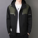 Men's Windproof Loose Hooded Jacket