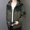 Men's Windproof Loose Hooded Jacket